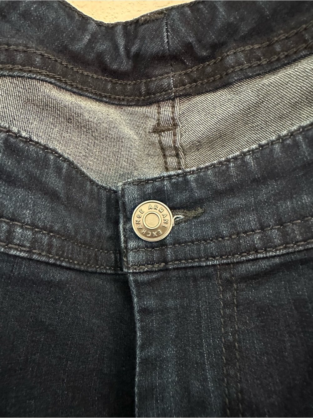 Armani Exchange Dark Blue Denim Jeans - Picture 3 of 6